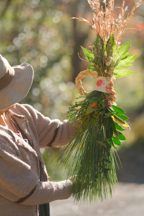 しめ縄飾りづくり